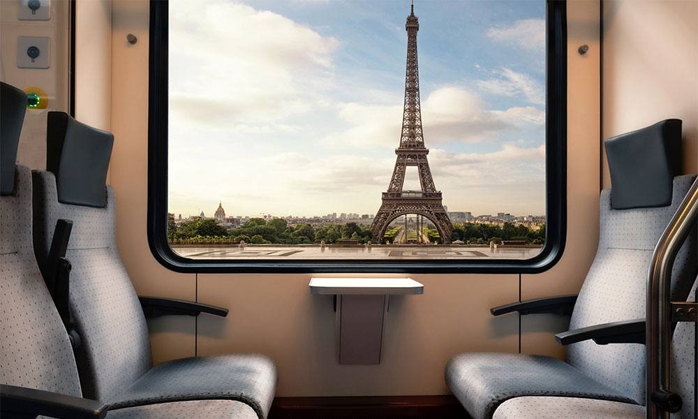 Goedkope trein naar Parijs